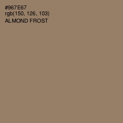 #967E67 - Almond Frost Color Image